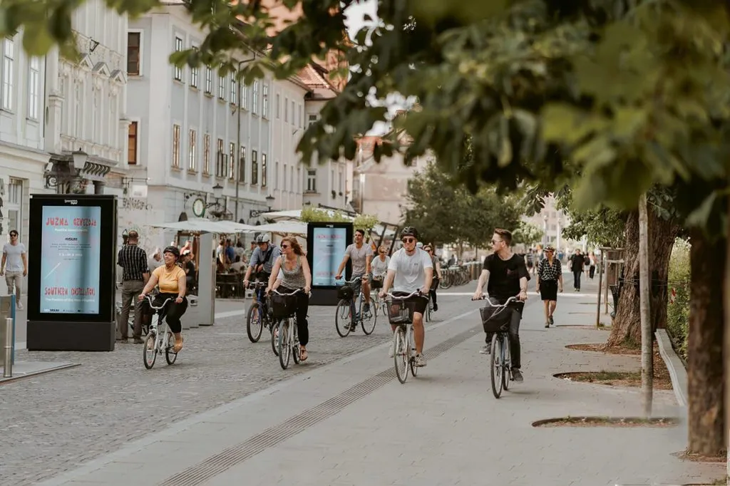 Visite à vélo de Ljubljana