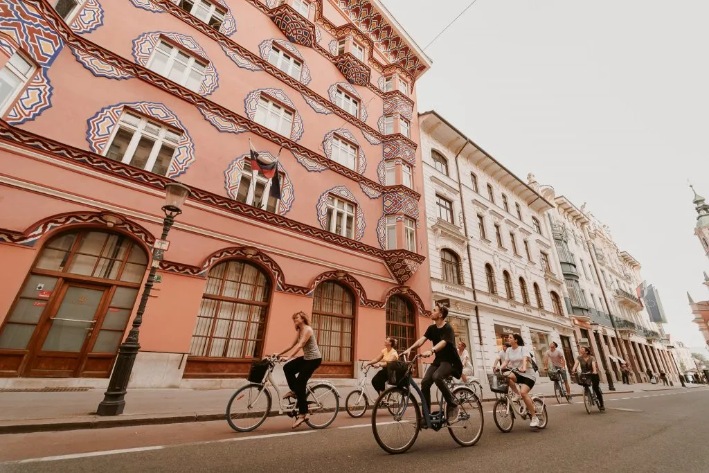 Découverte de Ljubljana en bicyclette
